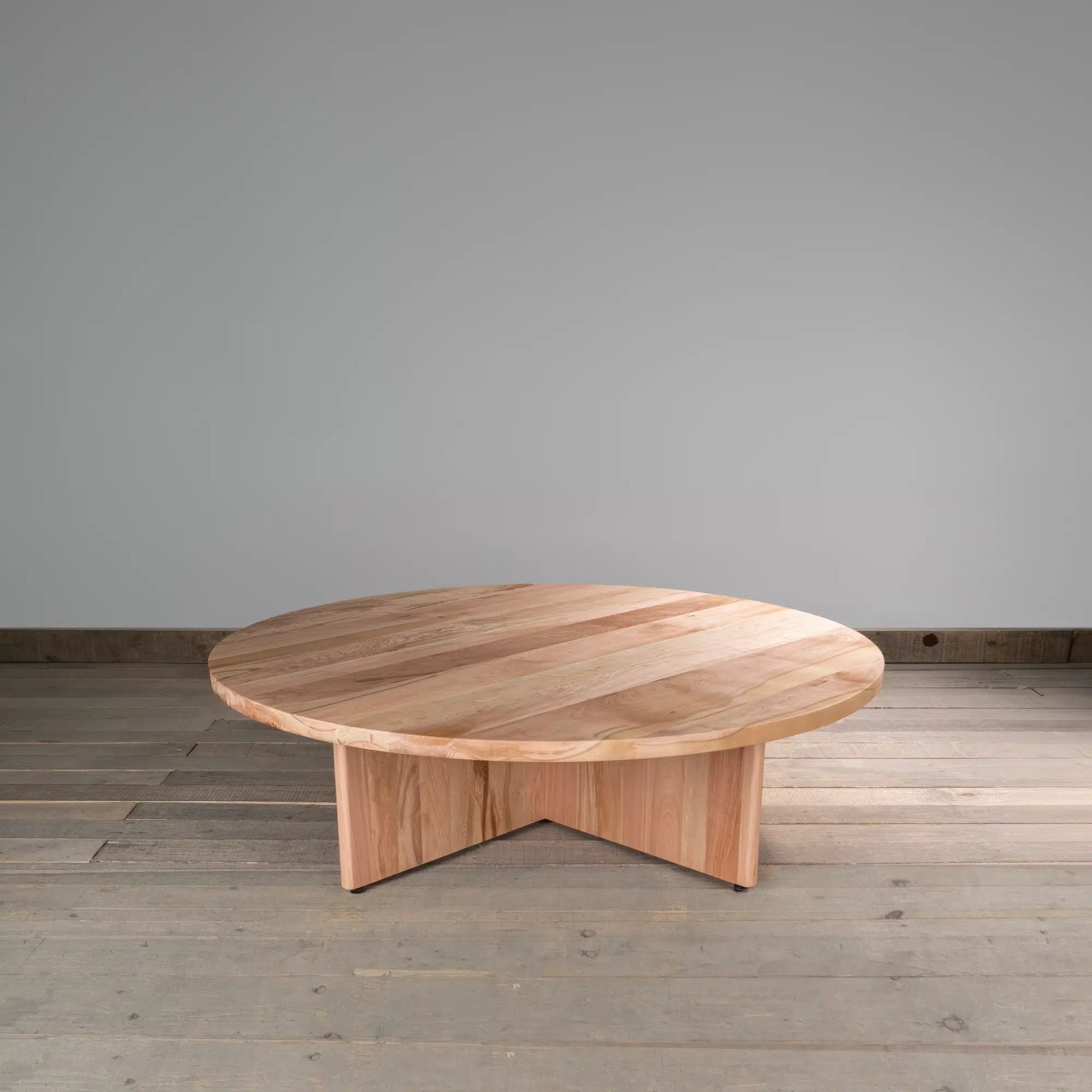 Mesa de Centro Alberona en Madera Nativa Solida hecho en Chile