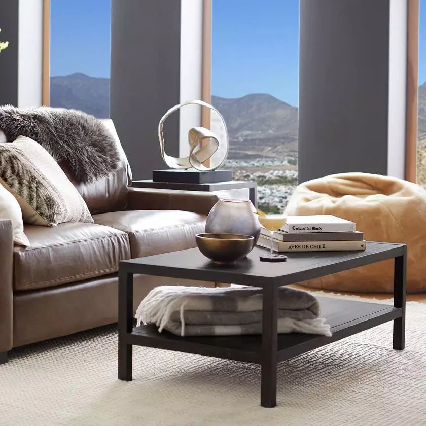 Mesa de Centro Buio en Madera Nativa Solida hecho en Chile