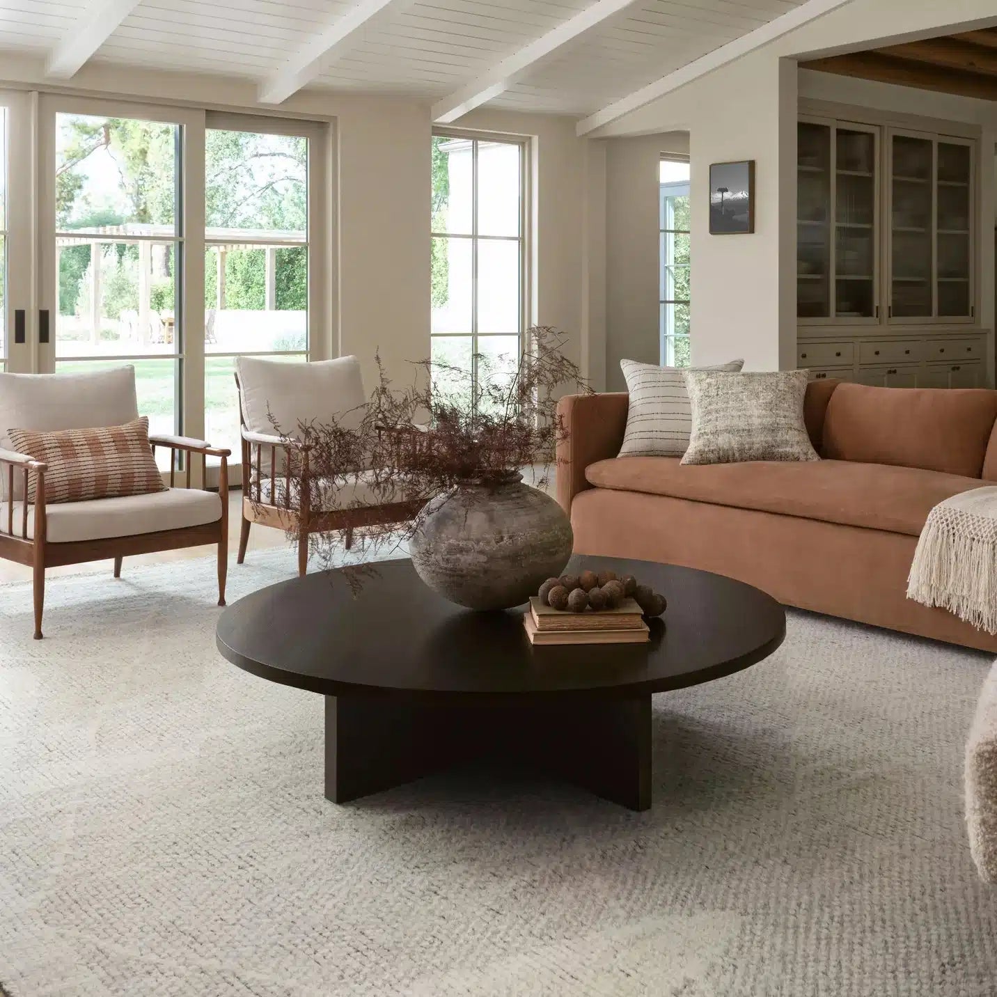 Mesa de Centro Copertino en Madera Nativa Solida hecho en Chile