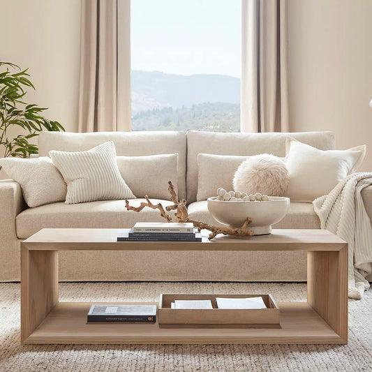 Mesa de Centro Macerata en Madera Nativa Solida hecho en Chile