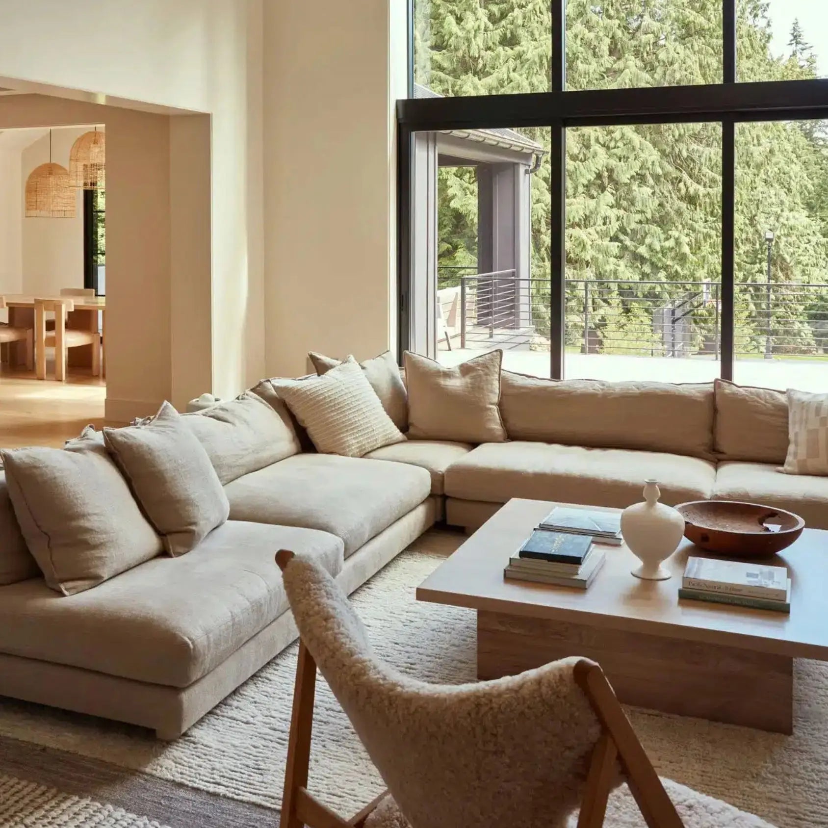 Mesa de Centro Santena en Madera Nativa Solida hecho en Chile