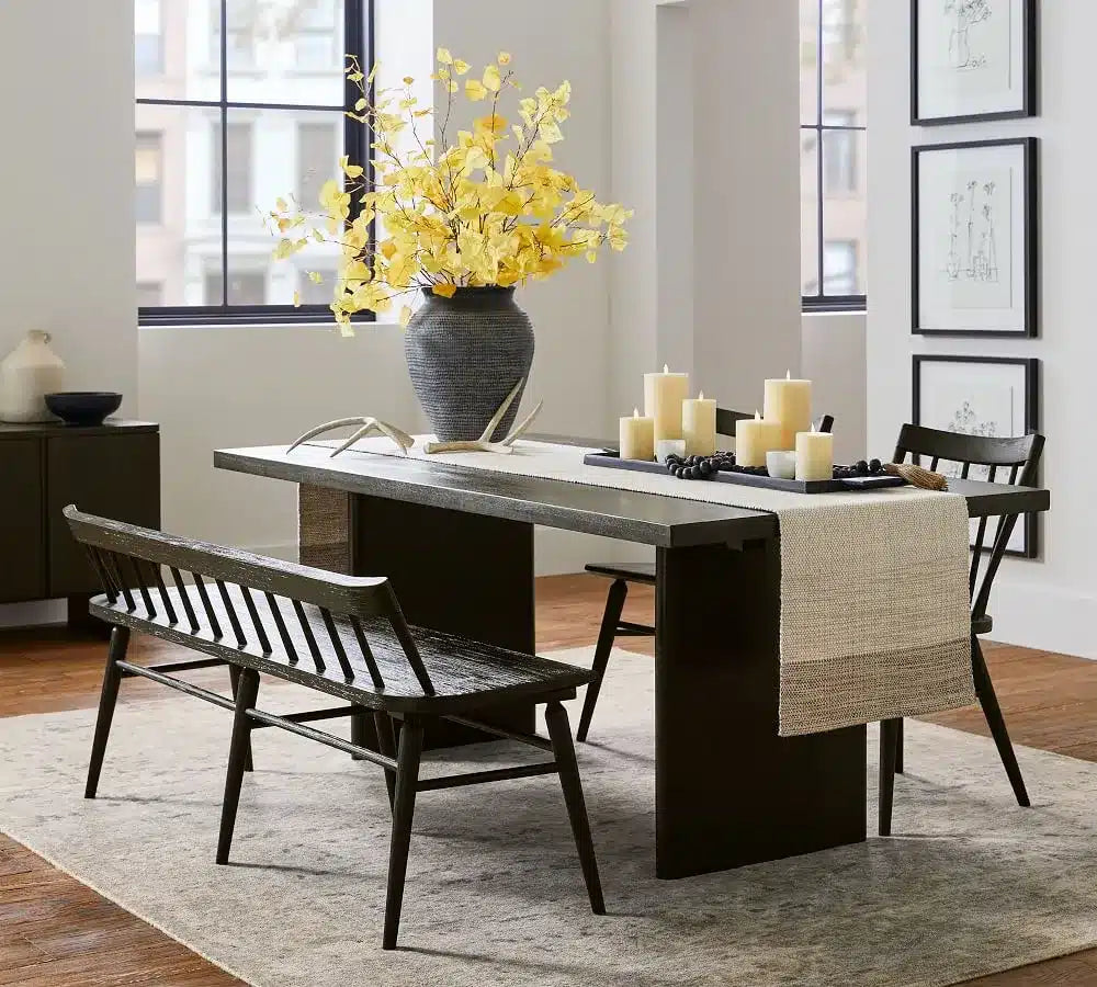 Mesa de comedor Alberona en Madera Nativa Solida hecho en Chile