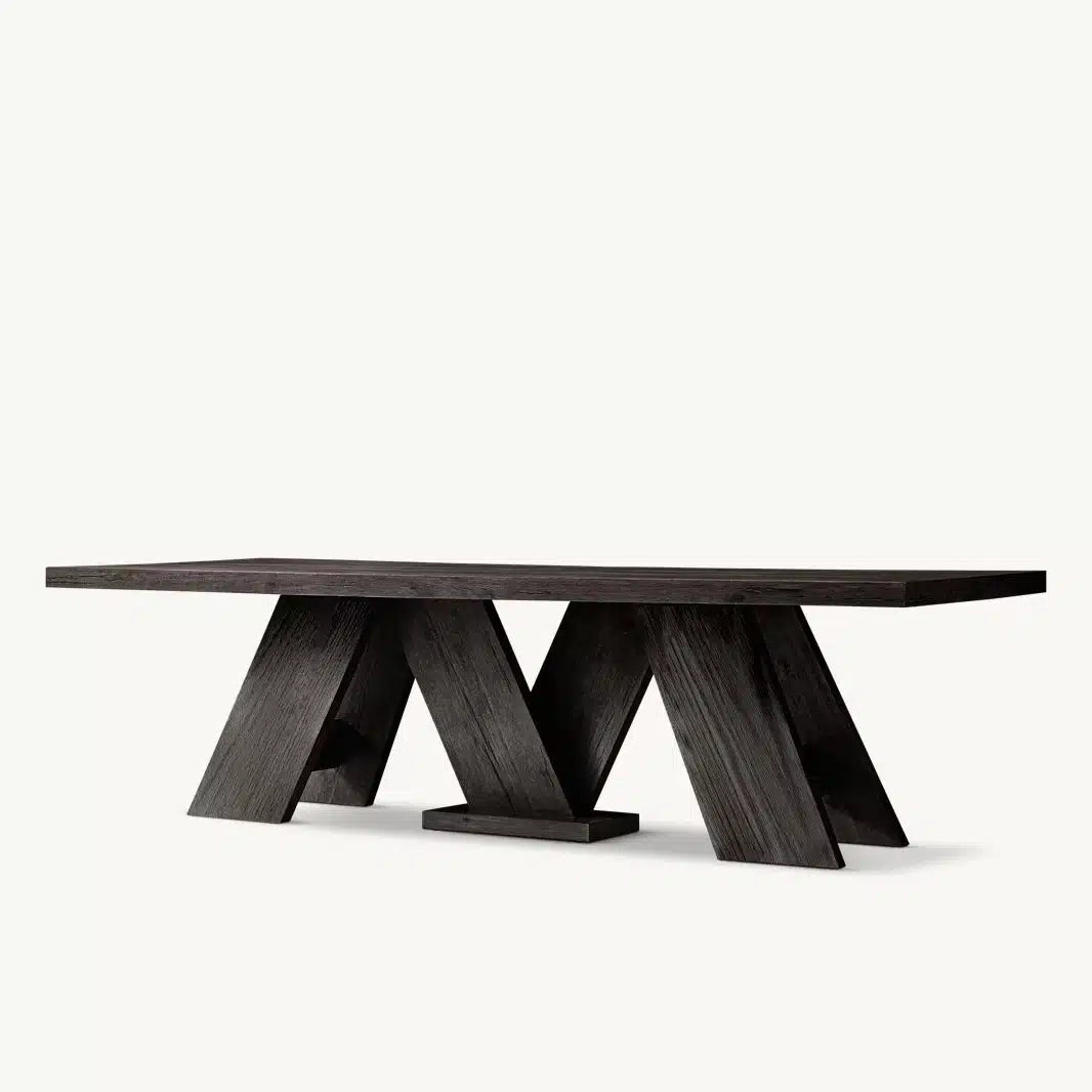 Mesa de Comedor Altamonte en Madera Nativa Solida hecho en Chile