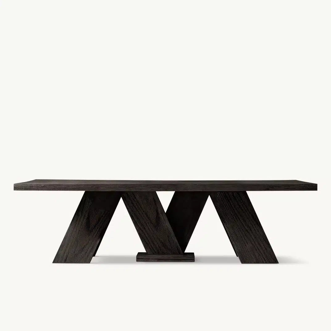 Mesa de Comedor Altamonte en Madera Nativa Solida hecho en Chile