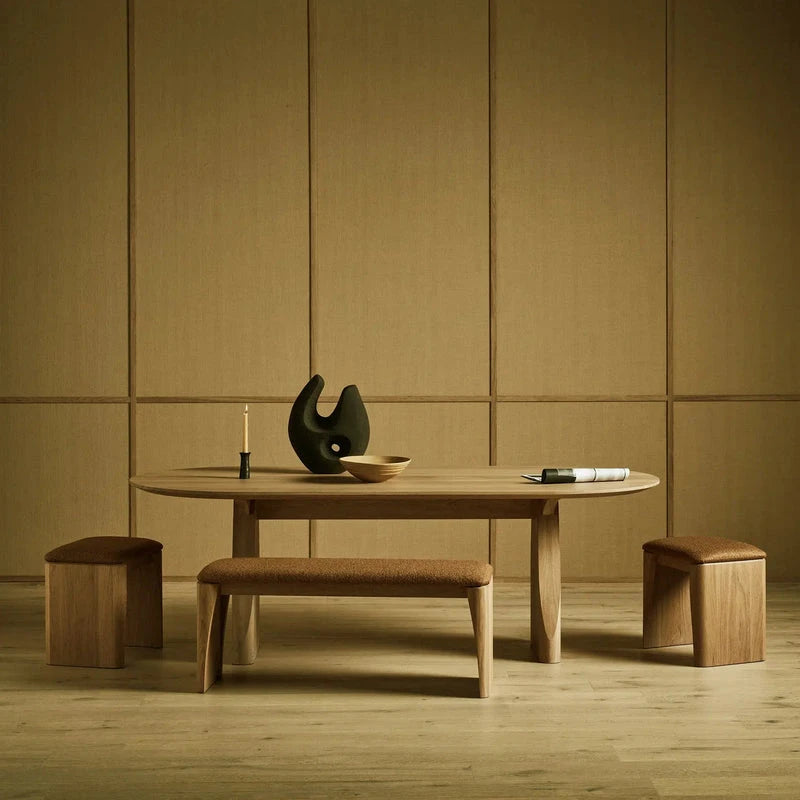 Mesa de comedor Francavilla en Madera Nativa Solida hecho en Chile