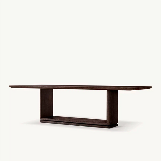 Mesa de comedor Tramonti en Madera Nativa Solida hecho en Chile