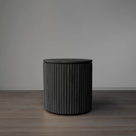 Mesa lateral Montello en Madera Nativa Solida hecho en Chile