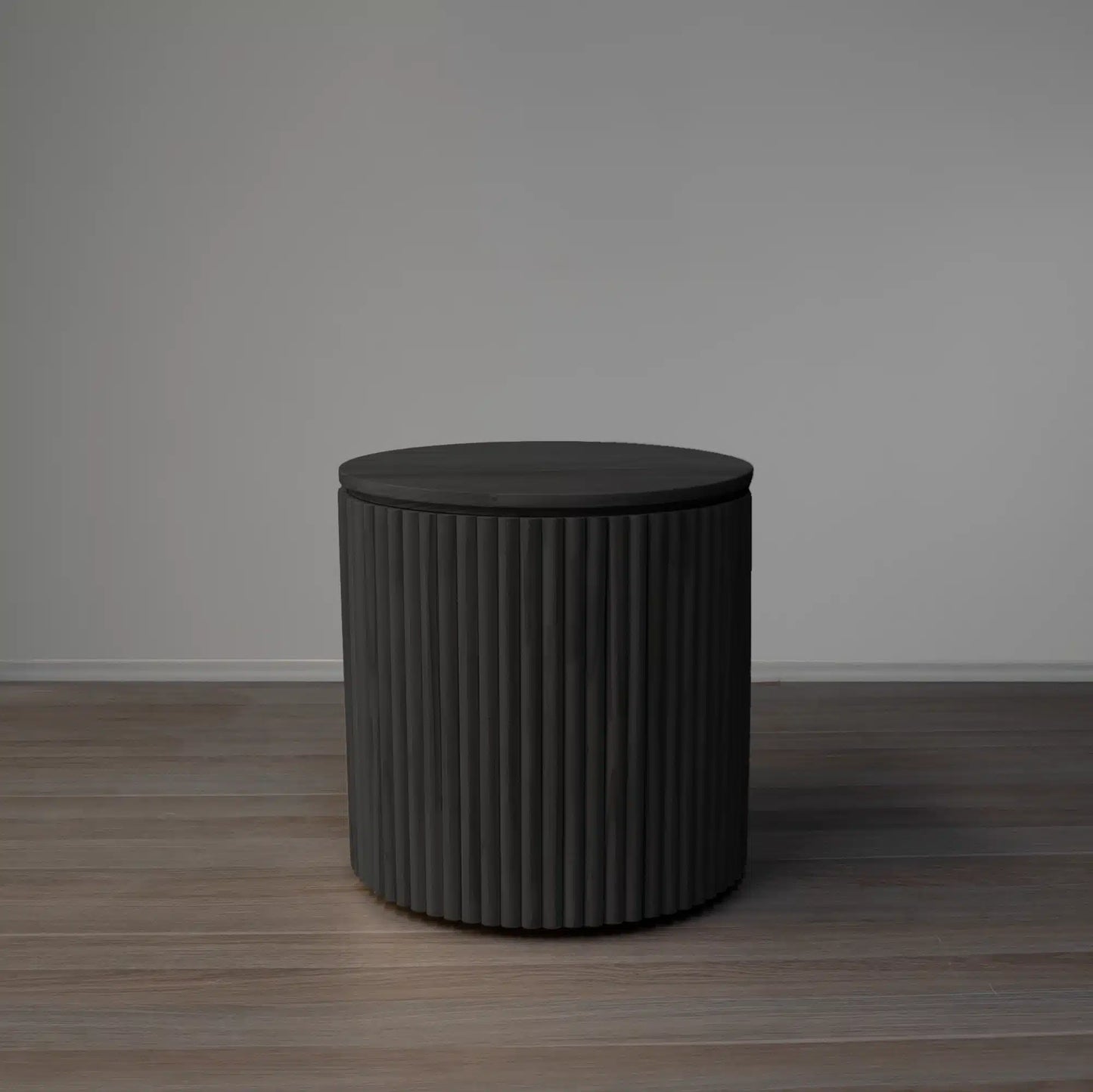 Mesa lateral Montello en Madera Nativa Solida hecho en Chile