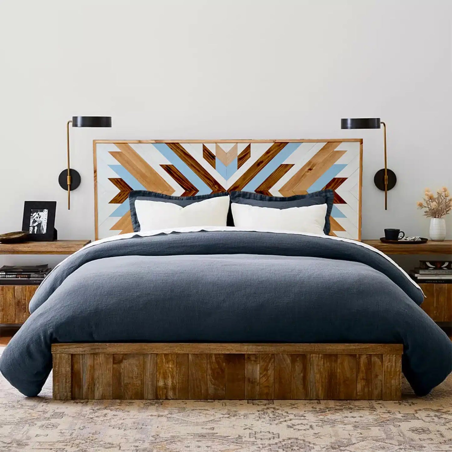 Respaldo Vichingo en Madera Nativa Solida hecho en Chile