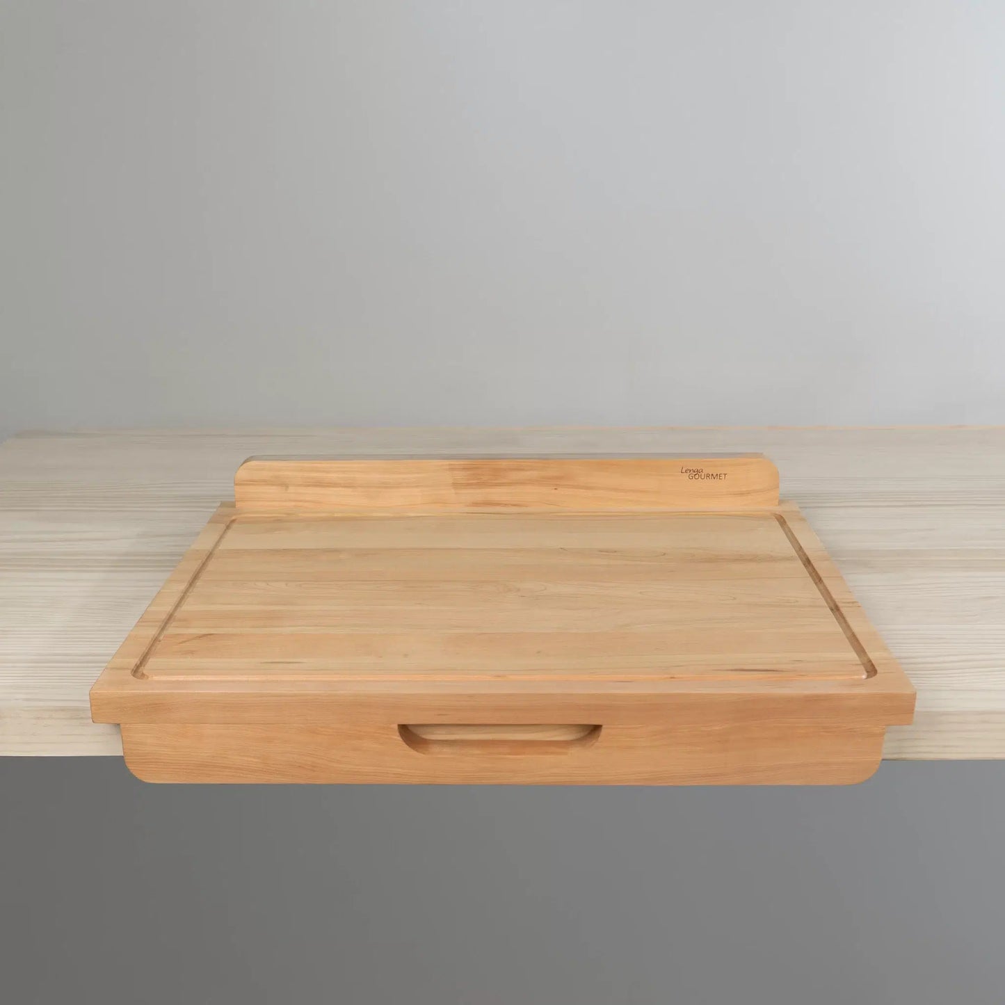 Tabla mesada en Lenga Nativa hecha en Chile