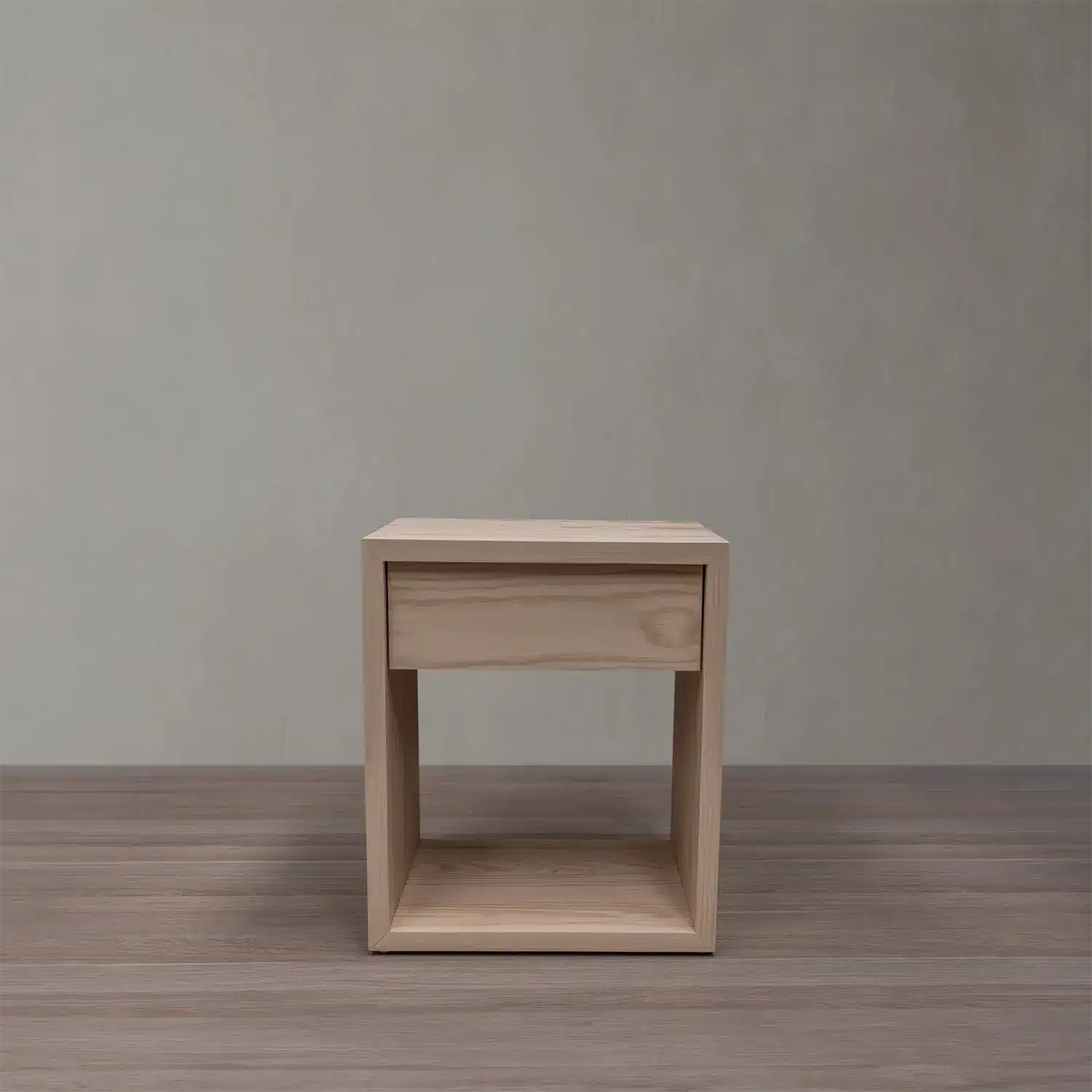 Velador Macerata en Madera Nativa Solida hecho en Chile