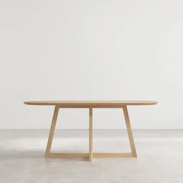 Mesa de comedor Brienza natural - Imagen 2