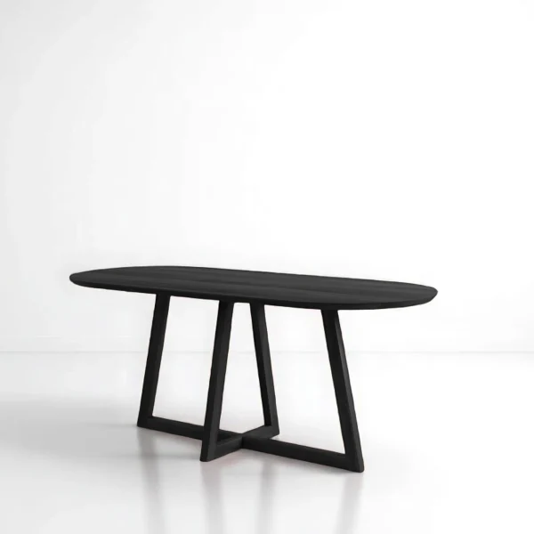 Mesa de comedor Brienza negro