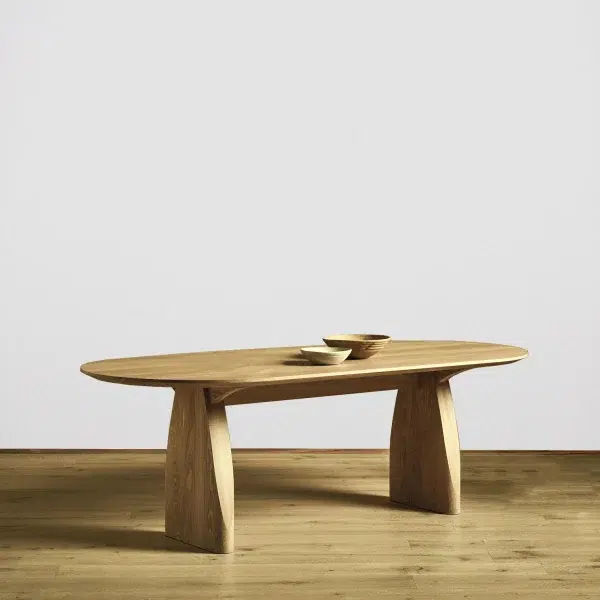 Mesa de comedor Francavilla Roble Americano natural